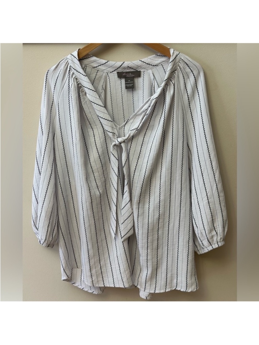 Olivia & Martin Tie-Neck Blouse